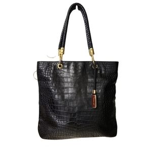 Rare Michael Kors Black Handbag Shoulderbag Tote